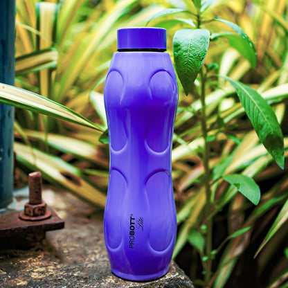 PROBOTT LITE Ocean 950ml Single Wall Stainless Steel Water Bottle Without Vacuum Tech, Purple