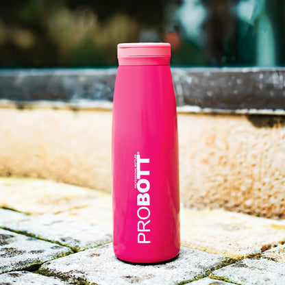 Probott Drops Water Bottle, Stainless Steel Water Bottles, Vacuum Insulated Flask Bottles, 1000 ml, Red