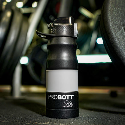 PROBOTT LITE Bliss 850ml Single Walled Stainless Steel Water Bottle, Black