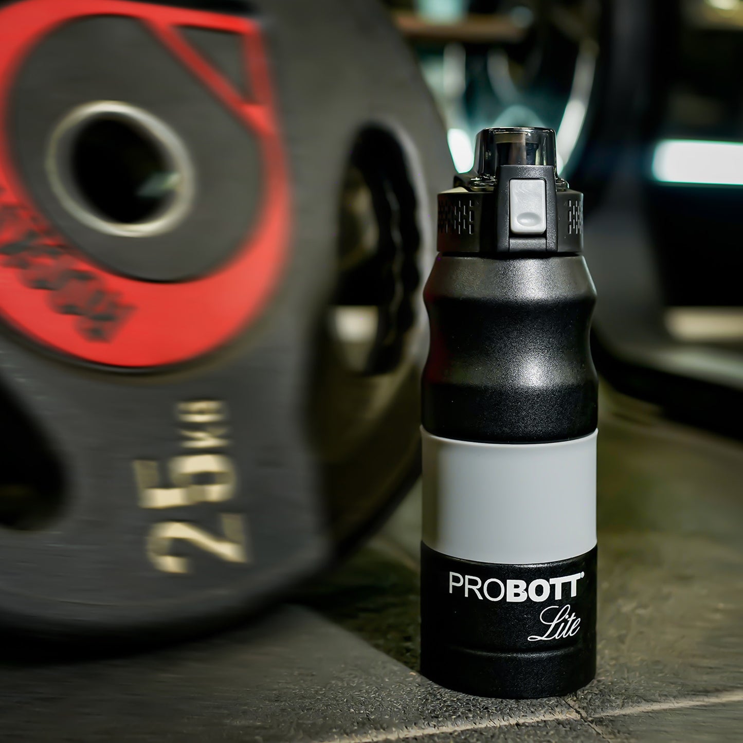 PROBOTT LITE Bliss 850ml Single Walled Stainless Steel Water Bottle, Black
