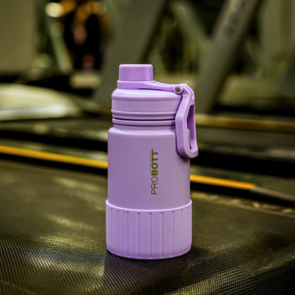 Probott Class 360ml Thermoses Vacuum Insulated Flask Bottle for 3-5 Yrs Kids, Stainless Steel Water Bottles, Purple