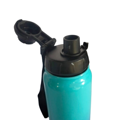Probott Adventure 700 ml Stainless Steel Water Bottles, Vacuum Insulated Flask Bottles, Aqua Blue+Blue | Hot and Cold | Easy to Carry | Leak Proof