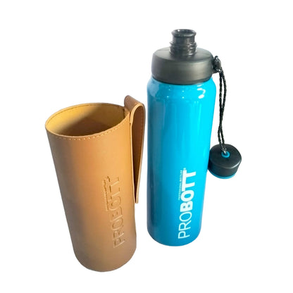 Probott Sippy 750 ml Stainless Steel Water Bottles, Vacuum Insulated Flask Bottles, Blue | Hot and Cold | Easy to Carry | Leak Proof